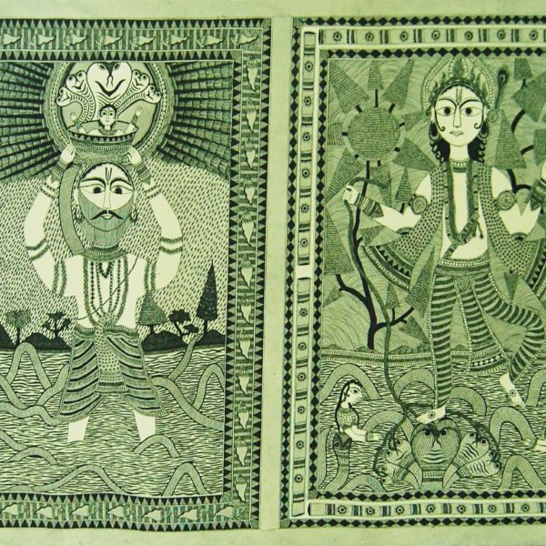 Bibhuti Nath Jha, Ink on Paper, 22 x15 inch (13)