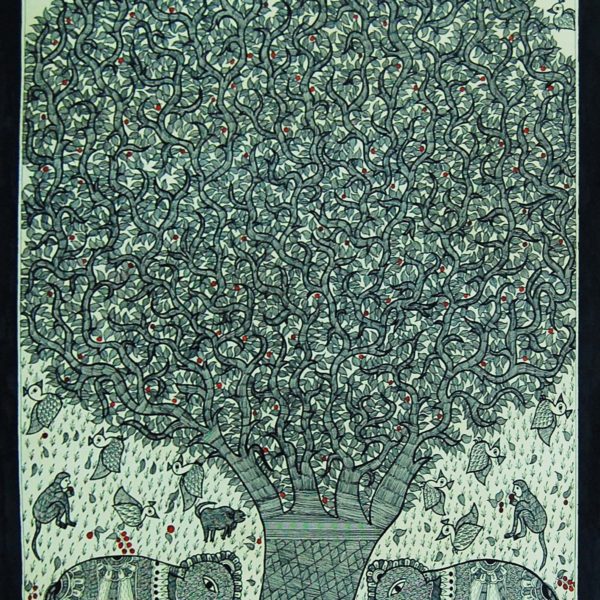 Bibhuti Nath Jha, Ink on Paper, 22 x30 inch (7)